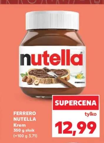 Krem do smarowania Ferrero Nutella