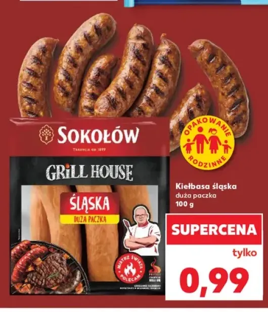 Kiełbasa śląska Sokołów Grill House