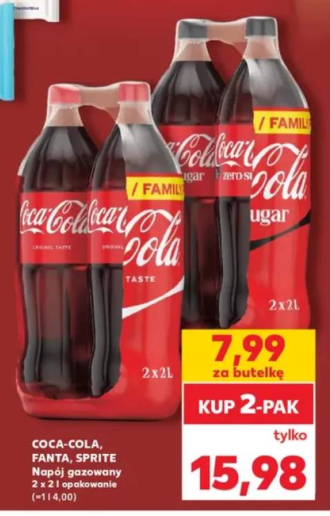 Napój gazowany Coca-Cola Original Taste +3 warianty
