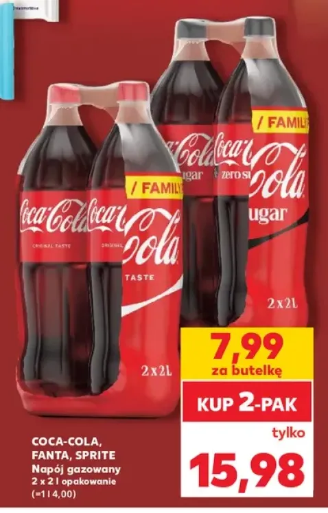 Napój gazowany Coca-Cola Original Taste +3 warianty