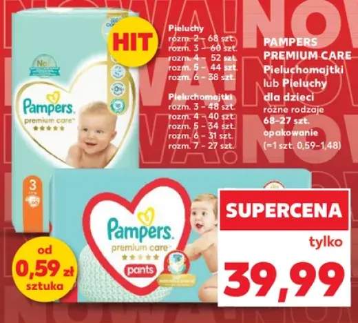 Pieluchy dla dzieci Pampers Premium Care