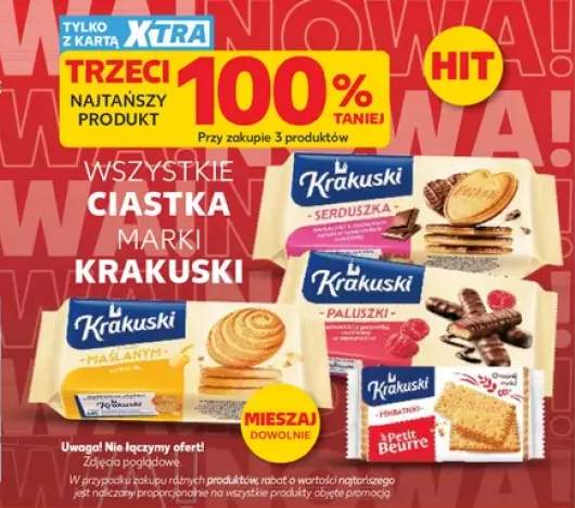 Ciastka Krakuski Serduszka +4 warianty