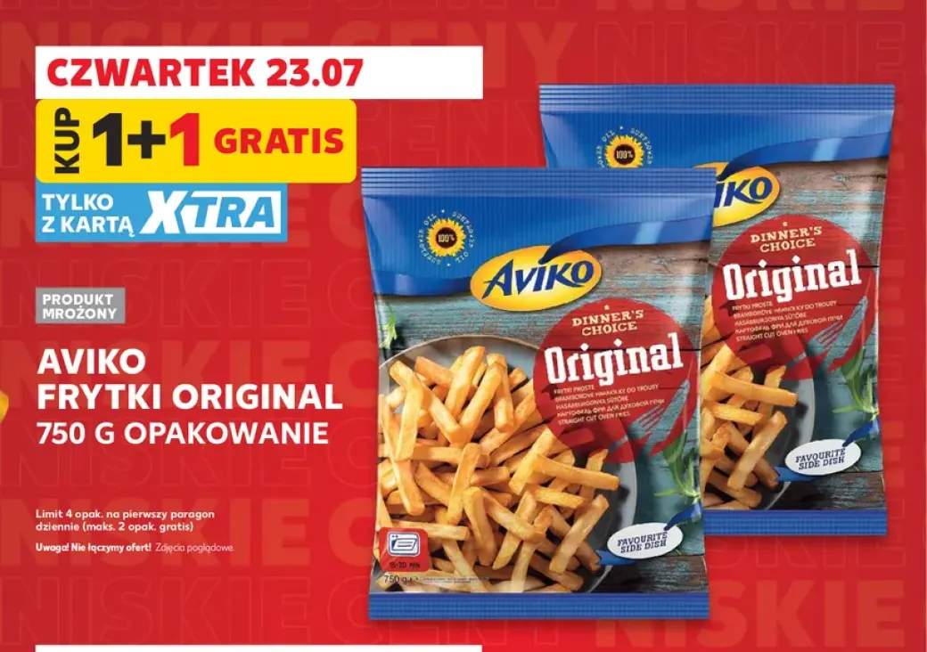 Frytki mrożone Aviko Original