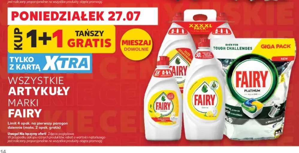 Artykuły marki Fairy +4 warianty