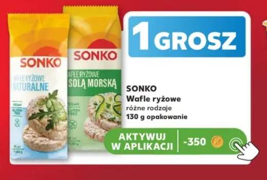Wafle ryżowe z solą morską Sonko +1 wariant