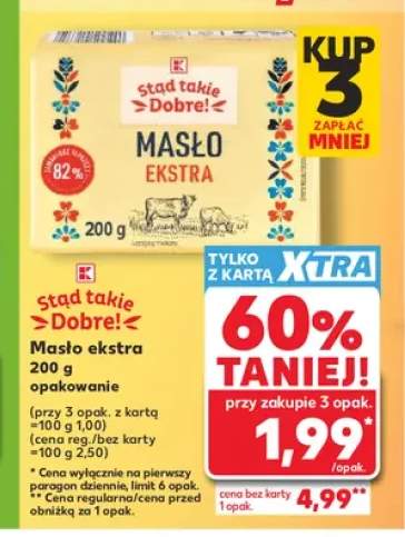 Masło ekstra Stąd takie Dobre!