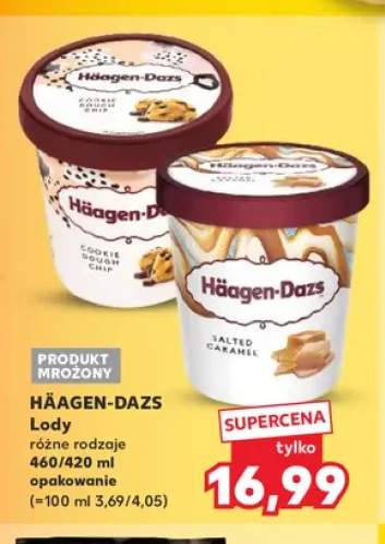 Lody Häagen-Dazs Cookie Dough Chip +1 wariant