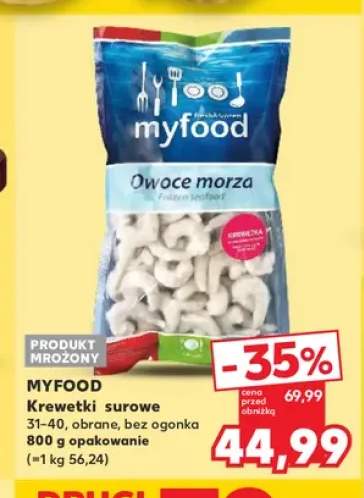 Krewetki surowe Myfood