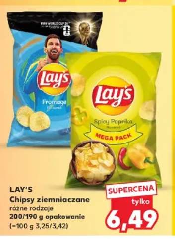 Chipsy ziemniaczane Lay's Fromage +1 wariant