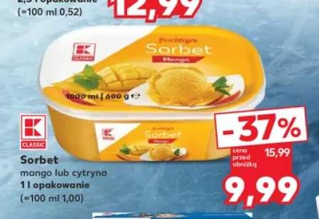 Sorbet cytryna K-Classic