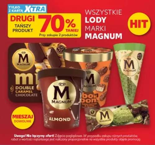 Lody Magnum Almond +3 warianty