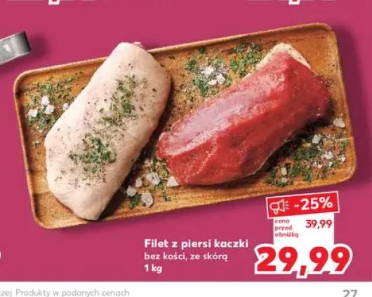 Filet z piersi kaczki