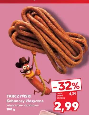 Kabanosy klasyczne wieprzowe Tarczyński +1 wariant