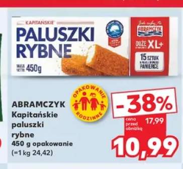 Kapitańskie paluszki rybne Abramczyk