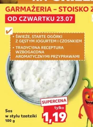 Sos w stylu tzatziki