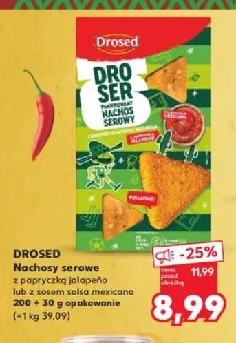 Nachosy serowe Drosed Dro Ser z papryczką jalapeño +1 wariant