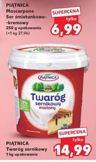 Twaróg sernikowy mielony Piątnica