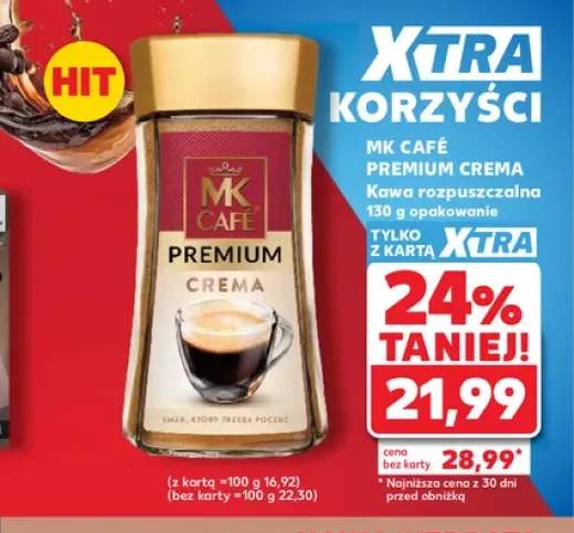 Kawa rozpuszczalna MK Café Premium Crema
