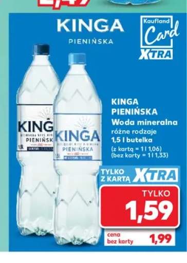 Woda mineralna Kinga Pienińska
