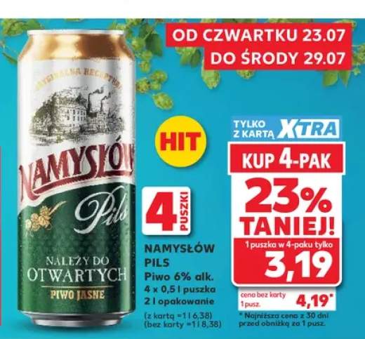Piwo Namysłów Pils