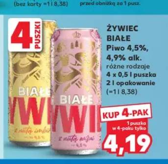 Piwo Żywiec Białe z nutą imbiru +1 wariant