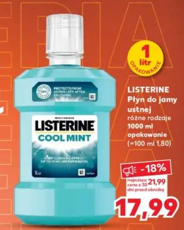 Płyn do płukania jamy ustnej Listerine Cool Mint