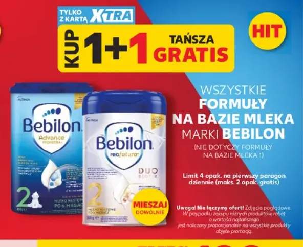 Mleko następne Bebilon Advance Pronutra 2 +2 warianty