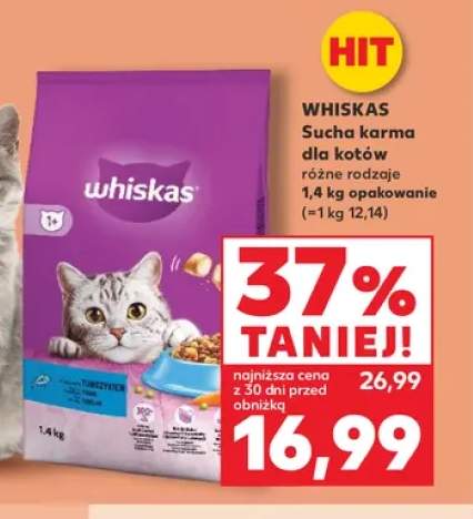 Sucha karma dla kotów Whiskas