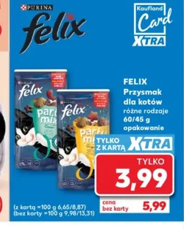 Przysmak dla kotów Felix Party Mix Original