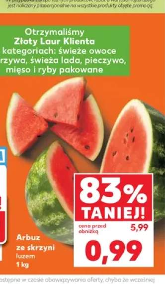 Arbuz ze skrzyni