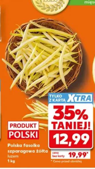 Fasolka szparagowa żółta polska