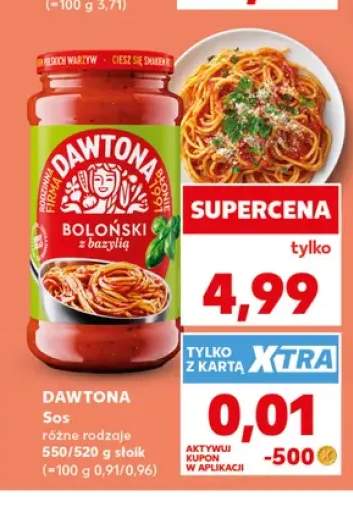 Sos boloński z bazylią Dawtona