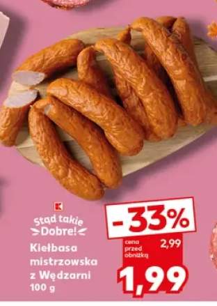 Kiełbasa mistrzowska z Wędzarni Stąd Takie Dobre!