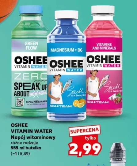 Napój witaminowy Oshee Vitamin Water Green Flow +1 wariant