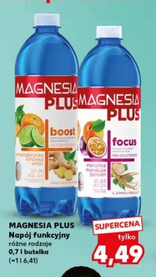 Napój funkcjonalny Magnesia Plus Boost +1 wariant