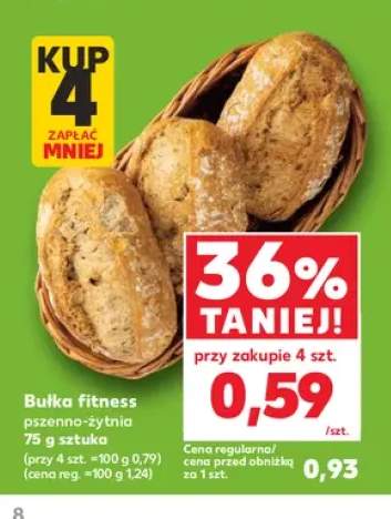 Bułka fitness pszenno-żytnia