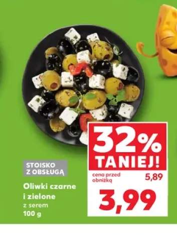 Oliwki czarne i zielone z serem