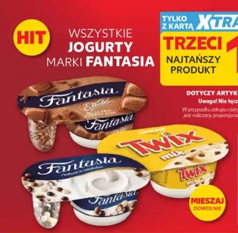 Jogurty marki Fantasia +3 warianty