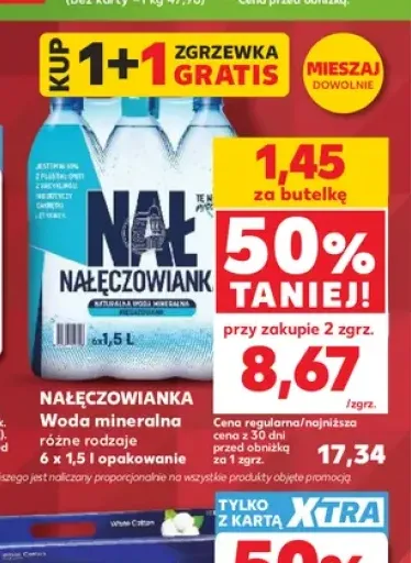 Woda mineralna niegazowana Nałęczowianka