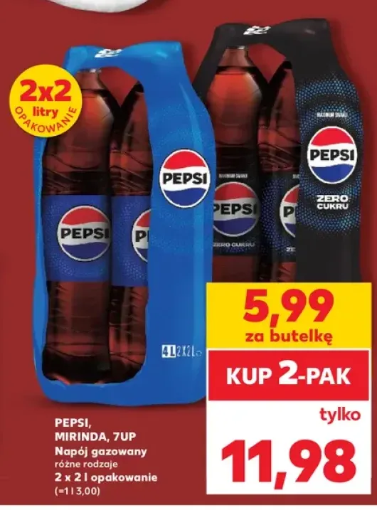 Napój gazowany Pepsi +3 warianty