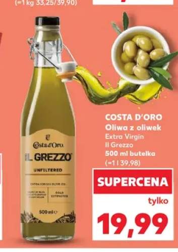 Oliwa z oliwek Extra Virgin Il Grezzo Costa d'Oro