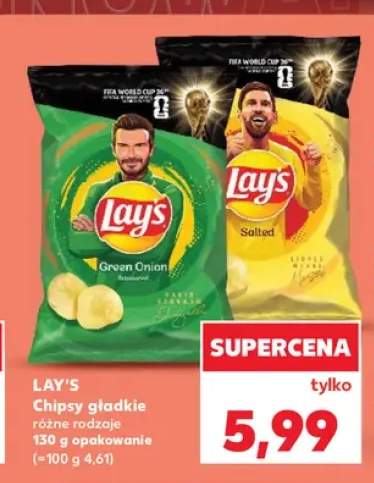 Chipsy gładkie Lay's Green Onion +1 wariant