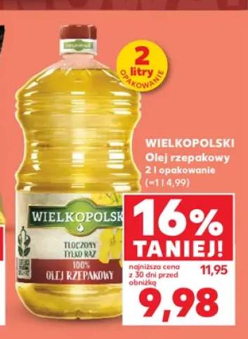 Olej rzepakowy Wielkopolski