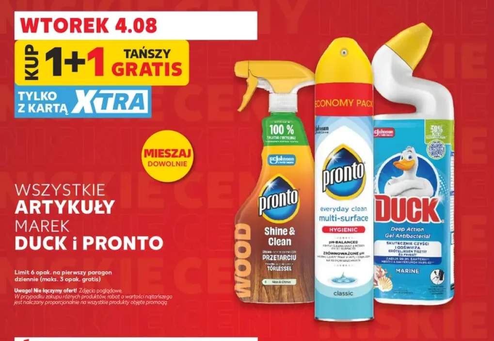 Artykuły marek Duck i Pronto +3 warianty