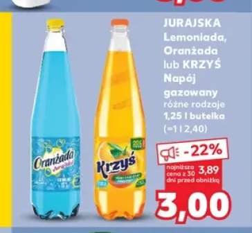 Napój gazowany Krzyś Jurajska