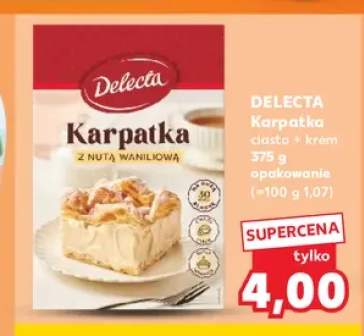 Karpatka Delecta ciasto i krem