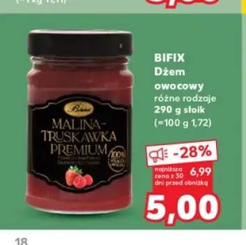 Dżem owocowy Bifix Malina-Truskawka Premium