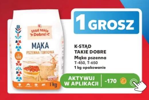 Mąka pszenna T-450 K-Stąd Takie Dobre +1 wariant