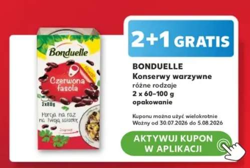Konserwy warzywne Bonduelle czerwona fasola 2-pak
