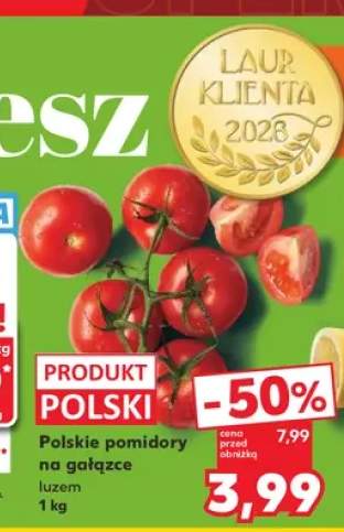Pomidory na gałązce polskie